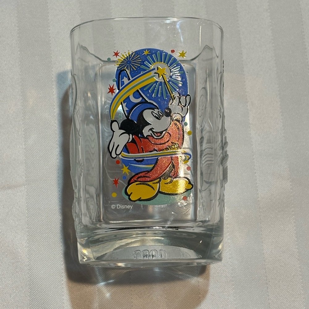 2000 Walt Disney World Celebration Glass With McDonald's Logo